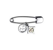 04-2875/000Б-00 Брошь булавка с бриллиантом бренд Алькор (Серебро 925)