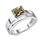 01-4436/00СТ-00 Кольцо с султанитом бренд Алькор (Серебро 925)