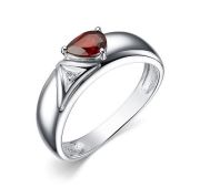 01-4035/БРГР-00-3,3 Кольцо с гранатом бренд Алькор (Серебро 925)