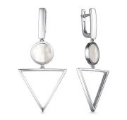 02-3739/00ПБ-00 Серьги с перламутром бренд Алькор (Серебро 925)