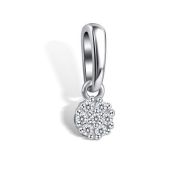 03-4605/000М-00 Подвеска с муассанитом бренд Алькор (Серебро 925)