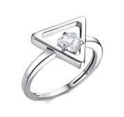 01-1846/00ГХ-00 Кольцо с горным хрусталем бренд Алькор (Серебро 925)