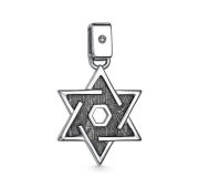 03-3834/00ЧБ-17 Подвеска с бриллиантом бренд Алькор (Серебро 925)