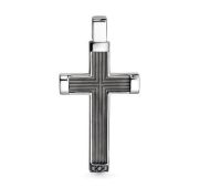 03-3166/00ЧБ-17-4,58 Подвеска крест бренд Алькор (Серебро 925)