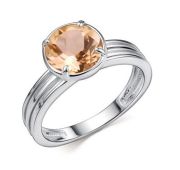 01-4426/0МГК-00 Кольцо с морганитом бренд Алькор (Серебро 925)