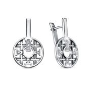 12-802-7989 Серьги с фианитами бренд Kabarovsky (Серебро 925)
