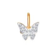 Т147035980 Подвеска бабочка бренд Karatov (Au 585)