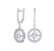 2101635-00775 Серьги с фианитами бренд Pokrovsky (Серебро 925)