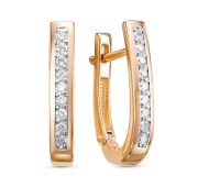 02-01330-01-001-01-01-2,53 Серьги дорожка с бриллиантами бренд Era Jewellery (Au 585)