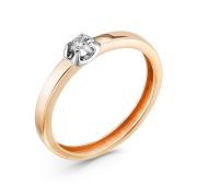 01-02369-01-001-07-01-1,09 Кольцо помолвочное с бриллиантом бренд Era Jewellery (Au 585)