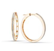 02-02666-01-001-07-01-5,83 Серьги конго с бриллиантами бренд Era Jewellery (Au 585)