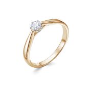 12217-151-00-00-2,08 Кольцо помолвочное с бриллиантом бренд Vesna (Au 585)