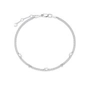 52496-251-01-00-2,77 Браслет сердце с бриллиантами бренд Vesna (Au 585)