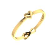 01-108536 Кольцо сердце бренд Sanis (Au 585)