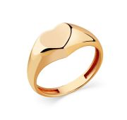 001-0627-0000-010 Кольцо без вставок сердце бренд Carlin (Au 585)