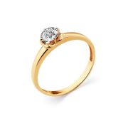 001-0116-0001-011 Кольцо помолвочное бренд Carlin (Au 585)