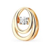 1000234905 Подвеска с бриллиантом (Au 585)