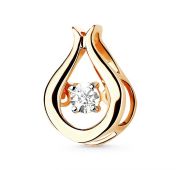 1000234904 Подвеска с бриллиантом (Au 585)