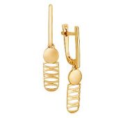 22540 Серьги без вставок (Au 585)