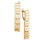 23647 Серьги без вставок (Au 585)