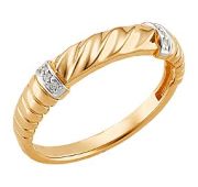 К23713 Кольцо с фианитами (Au 585)