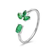 1-1698-1200-1,21 Кольцо с изумрудами бренд Kabarovsky (Au 585)