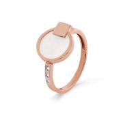 11-01816-6200-2,44 Кольцо с перламутром и бриллиантами бренд Kabarovsky (Au 585)