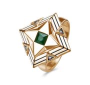 11-01968-1202-5,02 Кольцо с изумрудом бренд Kabarovsky (Au 585)