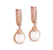 12-01816-6200-4,62 Серьги с перламутром бренд Kabarovsky (Au 585)