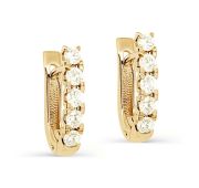 12-21547-10900-2,75 Серьги дорожка с бриллиантами бренд Kabarovsky (Au 585)