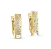 12-744-7945 Серьги с фианитами бренд Kabarovsky (Серебро 925)