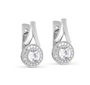 12-496-7900 Серьги с фианитами бренд Kabarovsky (Серебро 925)