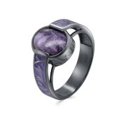 11-784-12926 Кольцо с чароитом бренд Kabarovsky (Серебро 925)
