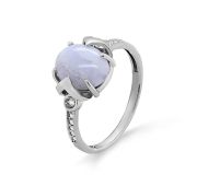 11-552-4000 Кольцо с агатом бренд Kabarovsky (Серебро 925)