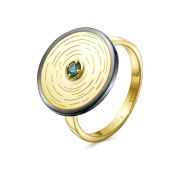 11-812-1281-3,25 Кольцо с изумрудом бренд Kabarovsky (Серебро 925)