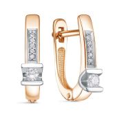 С3523-0120-2,37 Серьги с бриллиантами бренд Империал (Au 585)