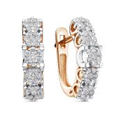 С3467-0120-3,72 Серьги дорожка с бриллиантами бренд Империал (Au 585)