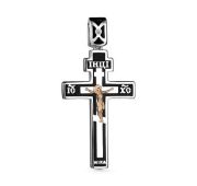 03-2819/000Б-00-2,97 Подвеска крест сбриллиантом бренд Алькор (Серебро 925)