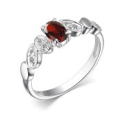 01-3473/00ГР-00 Кольцо с гранатом бренд Алькор (Серебро 925)