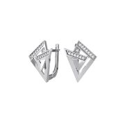 0201973-00775 Серьги с фианитами бренд Pokrovsky (Серебро 925)