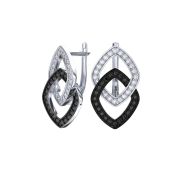 2101738-00215 Серьги с фианитами бренд Pokrovsky (Серебро 925)