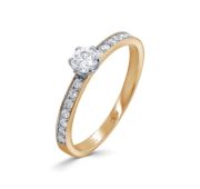 1-0615-1000-1,58 Кольцо помолвочное с бриллиантами бренд Kabarovsky (Au 585)