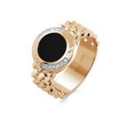 1-0641-6700-7,37 Кольцо мужское с агатом бренд Kabarovsky (Au 585)