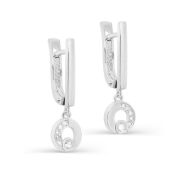 12-366-7900 Серьги с фианитами бренд Kabarovsky (Серебро 925)