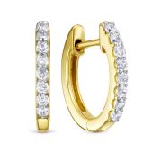 12-8006-7987 Серьги конго позолота бренд Kabarovsky (Серебро 925)