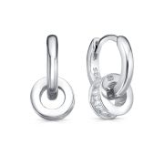 2-9151-7900 Серьги конго с фианитами бренд Kabarovsky (Серебро 925)