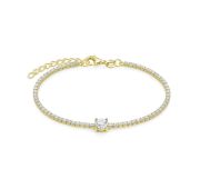 4-9119-7987 Браслет с фианитами бренд Kabarovsky (Серебро 925)