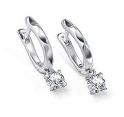 02-4798/00КЦ-00 Серьги с фианитами бренд Алькор (Серебро 925)