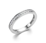 01-4050/00КЦ-00 Кольцо дорожка с фианитами бренд Алькор (Серебро 925)