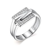 01-3204/00КЦ-00 Кольцо с фианитами бренд Алькор (Серебро 925)